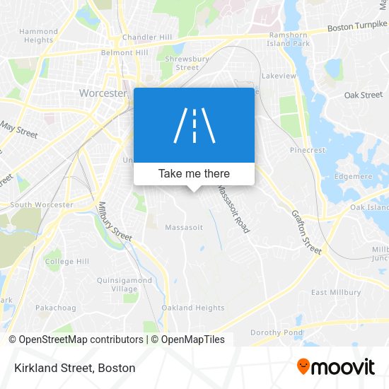 Mapa de Kirkland Street