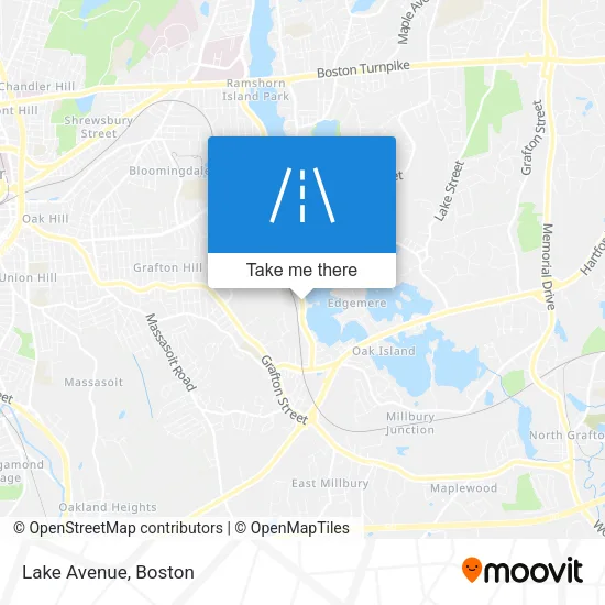 Lake Avenue map