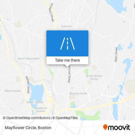 Mayflower Circle map