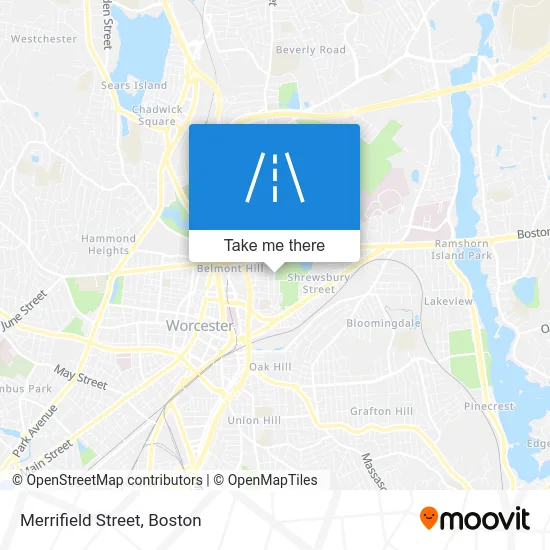 Merrifield Street map