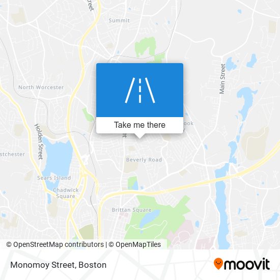 Monomoy Street map