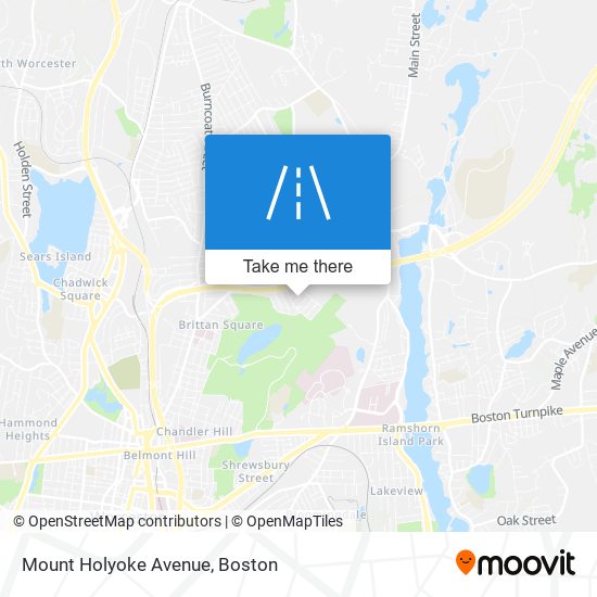 Mount Holyoke Avenue map