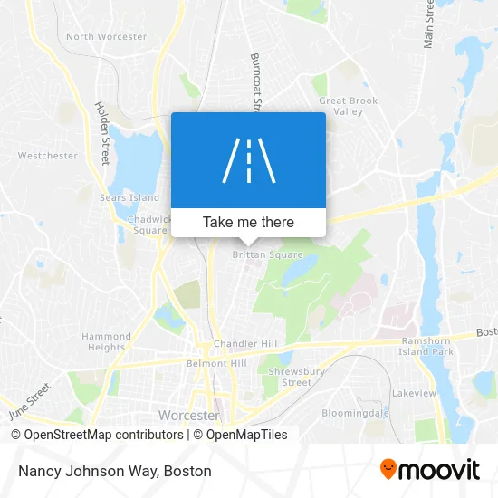 Nancy Johnson Way map