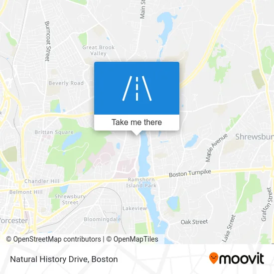 Natural History Drive map