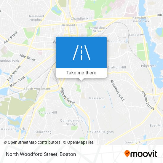 Mapa de North Woodford Street