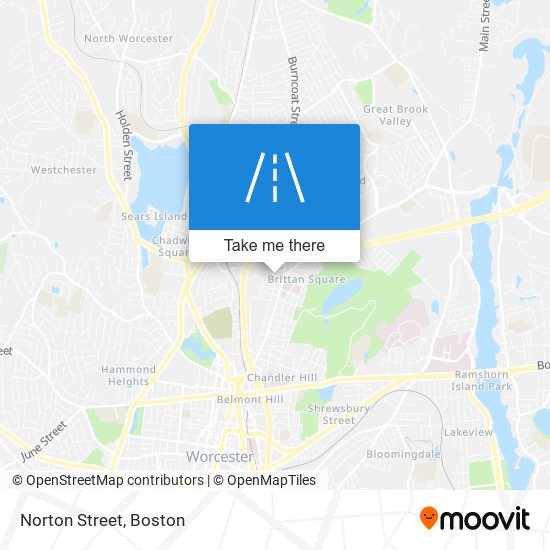 Norton Street map