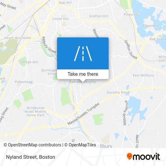 Mapa de Nyland Street