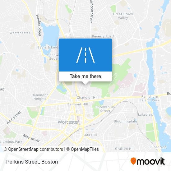 Mapa de Perkins Street
