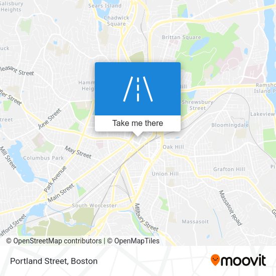 Mapa de Portland Street