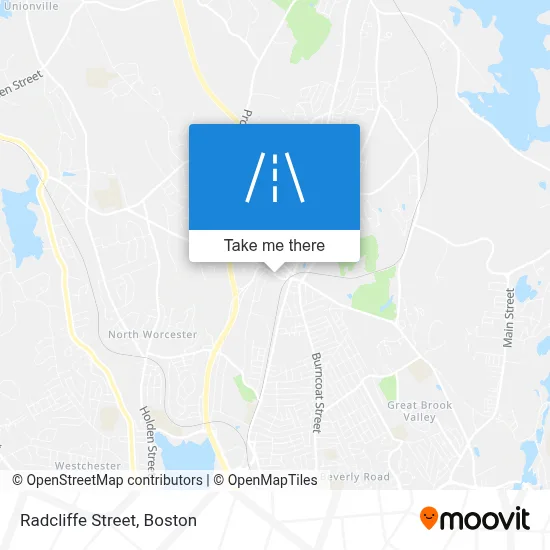 Radcliffe Street map