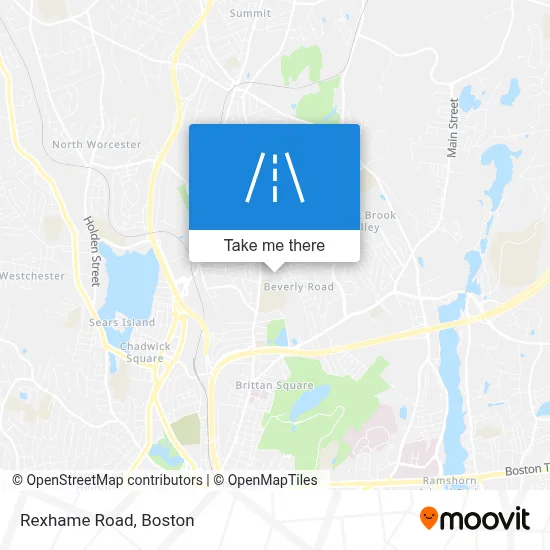 Rexhame Road map
