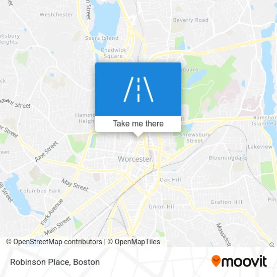 Robinson Place map