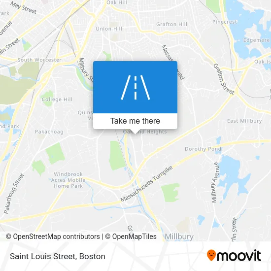 Saint Louis Street map