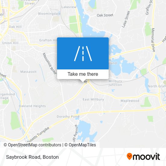 Mapa de Saybrook Road