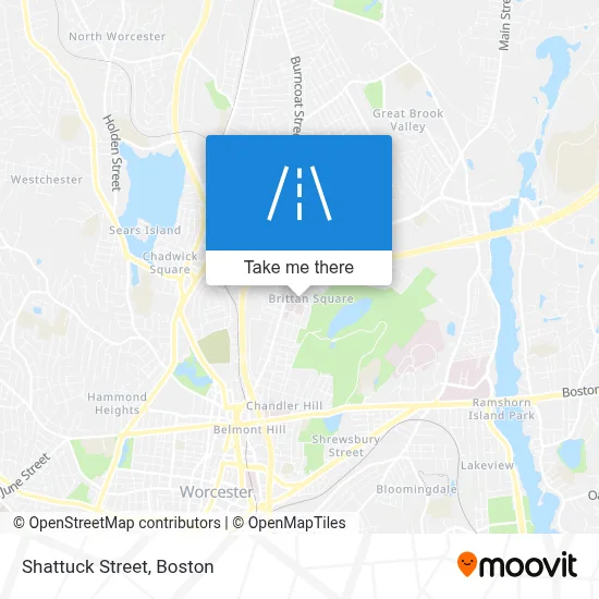 Shattuck Street map