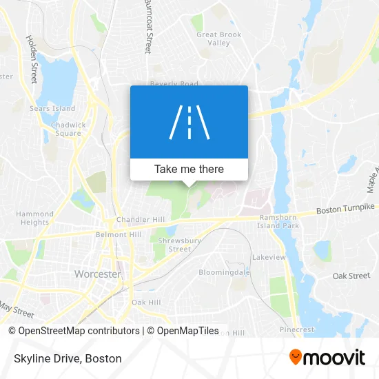 Skyline Drive map