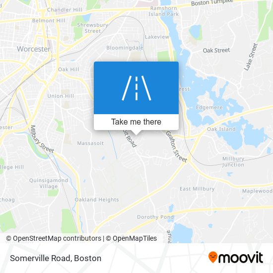 Somerville Road map