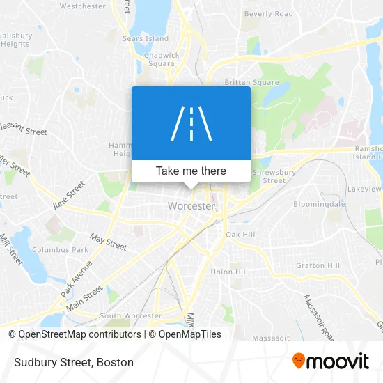 Sudbury Street map