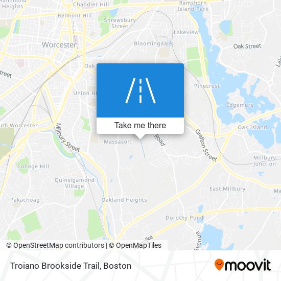 Mapa de Troiano Brookside Trail