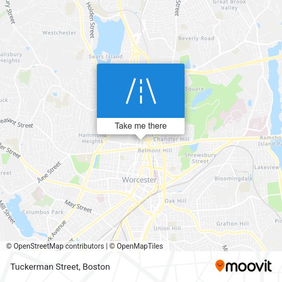 Tuckerman Street map