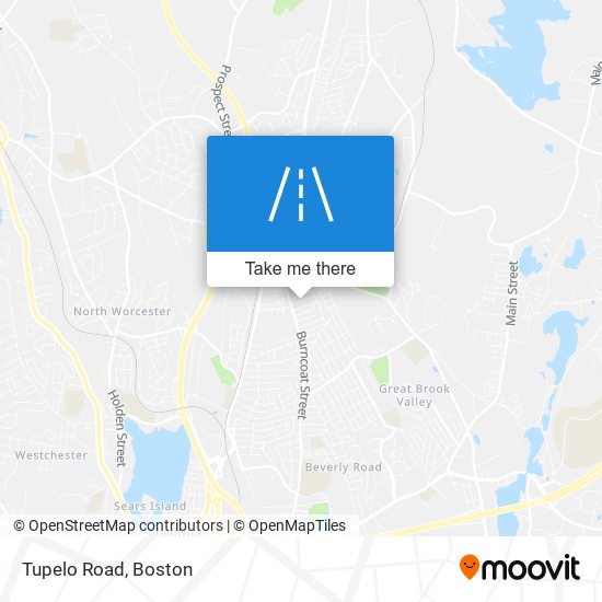 Mapa de Tupelo Road