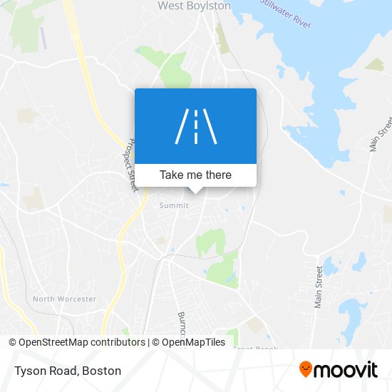 Mapa de Tyson Road