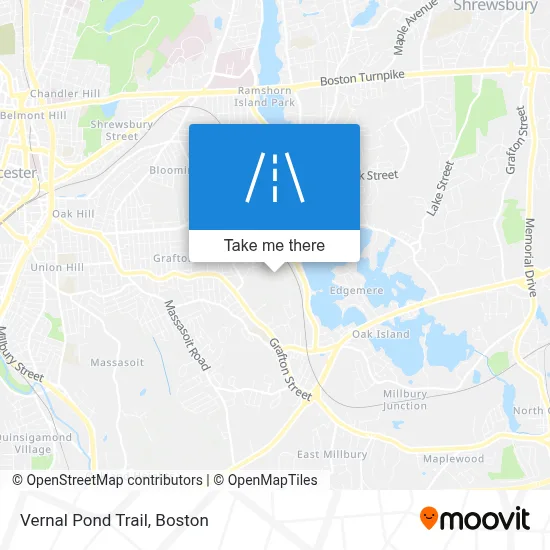 Vernal Pond Trail map