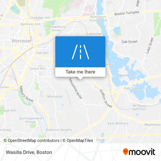 Mapa de Wasilla Drive