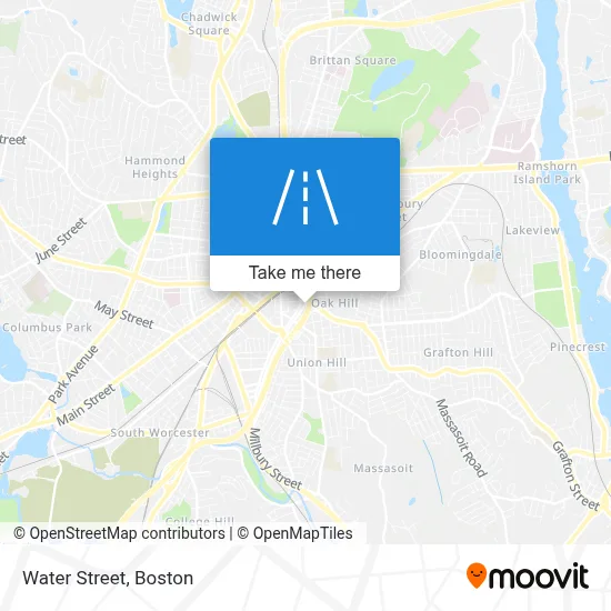 Water Street map