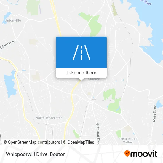 Whippoorwill Drive map