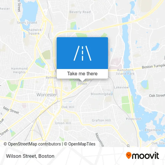 Wilson Street map