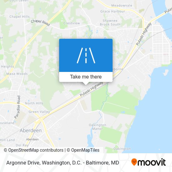 Argonne Drive map