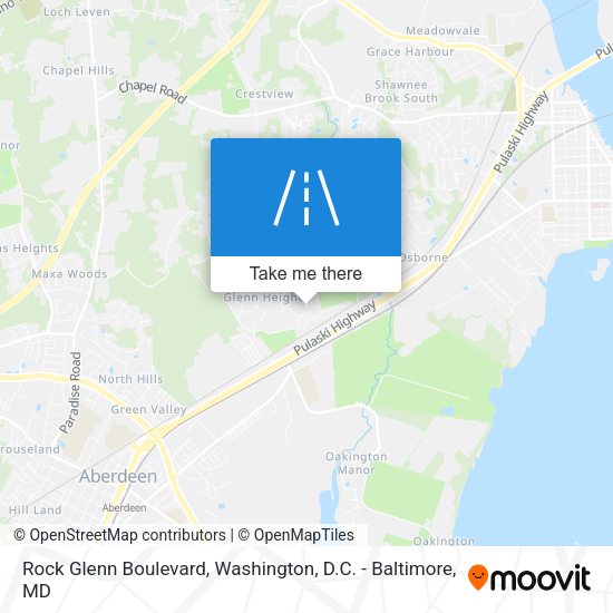 Rock Glenn Boulevard map