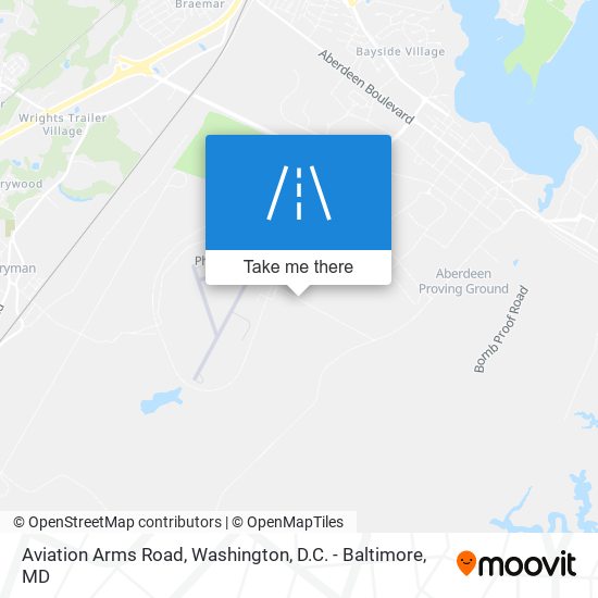Mapa de Aviation Arms Road