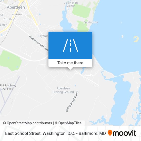 Mapa de East School Street