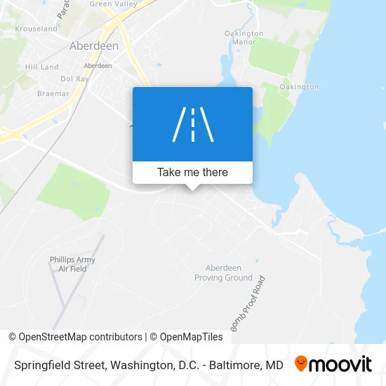 Springfield Street map