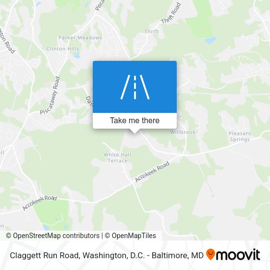 Mapa de Claggett Run Road