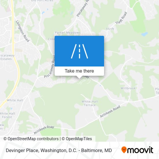 Mapa de Devinger Place