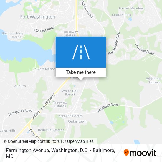 Farmington Avenue map
