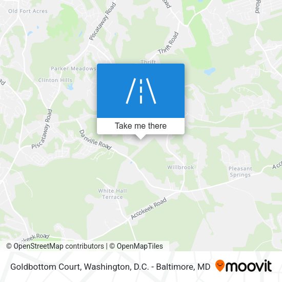 Goldbottom Court map