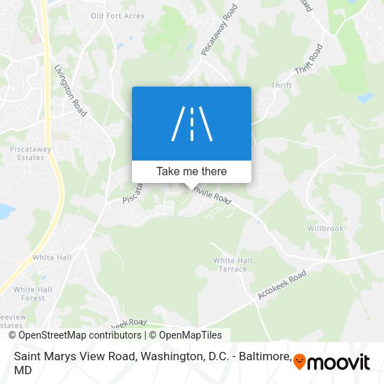 Saint Marys View Road map