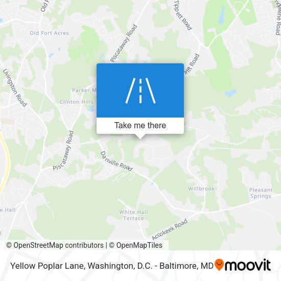 Mapa de Yellow Poplar Lane