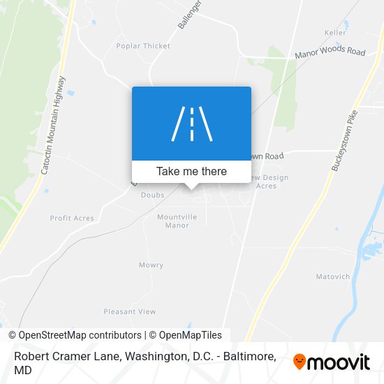 Mapa de Robert Cramer Lane