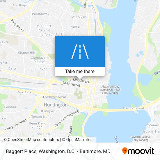 Baggett Place map