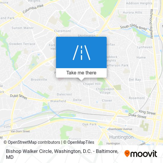 Mapa de Bishop Walker Circle