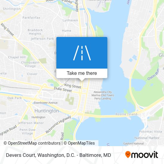 Devers Court map
