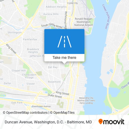 Mapa de Duncan Avenue
