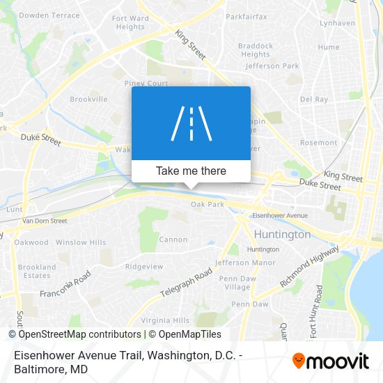 Mapa de Eisenhower Avenue Trail