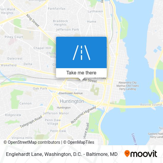 Englehardt Lane map