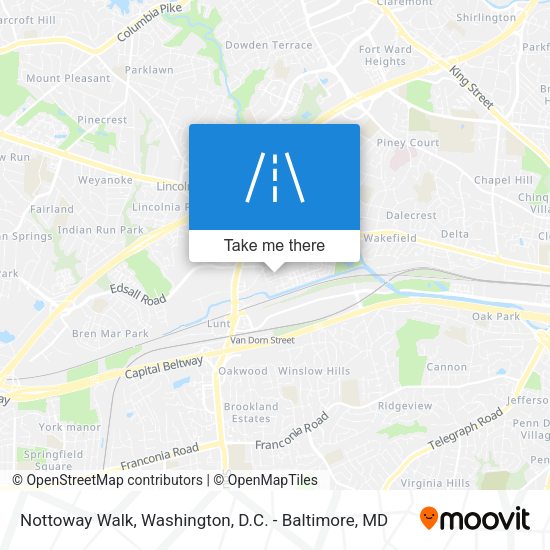 Nottoway Walk map